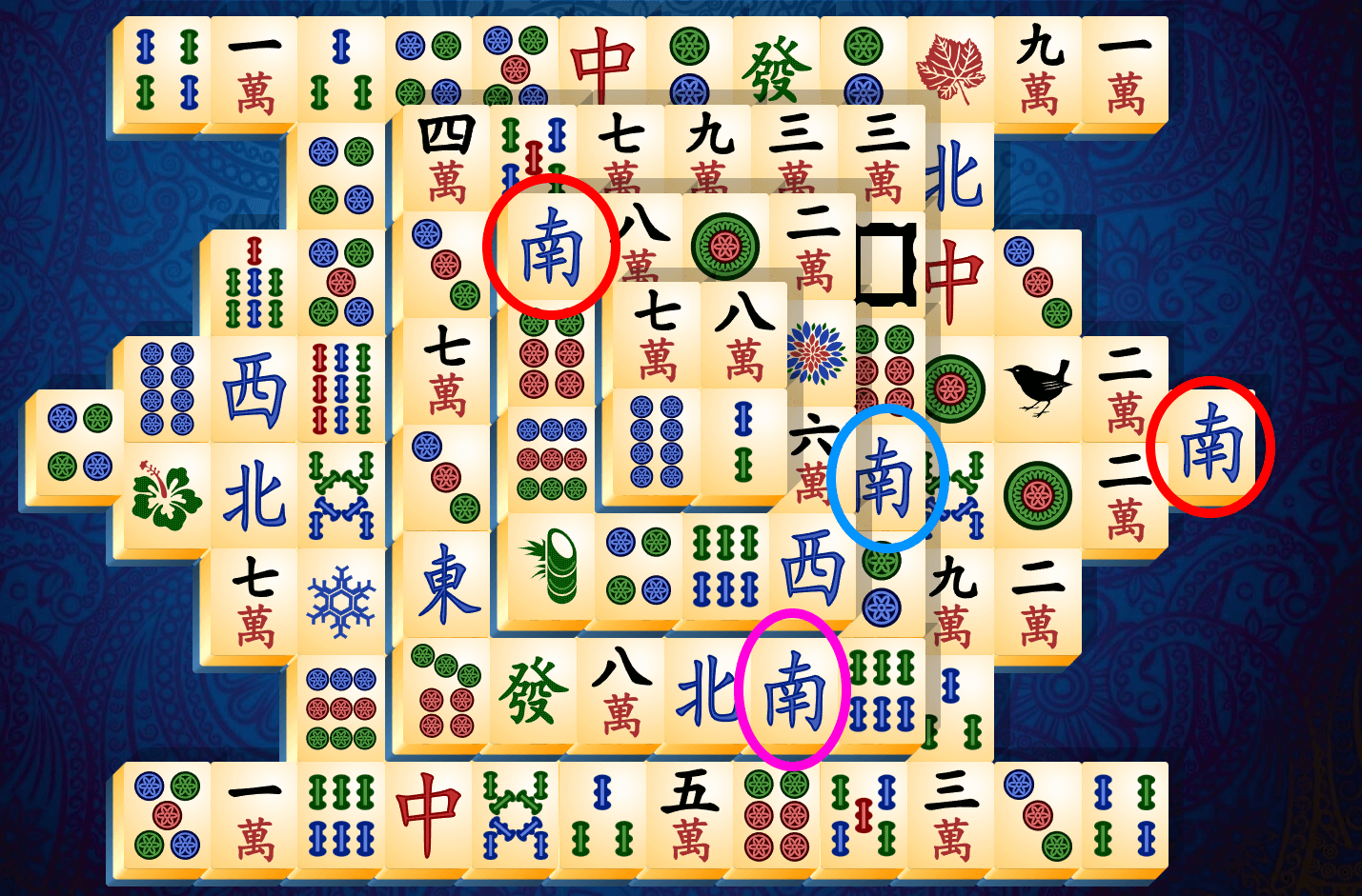 Mahjong Solitaire Tutorial, step 2