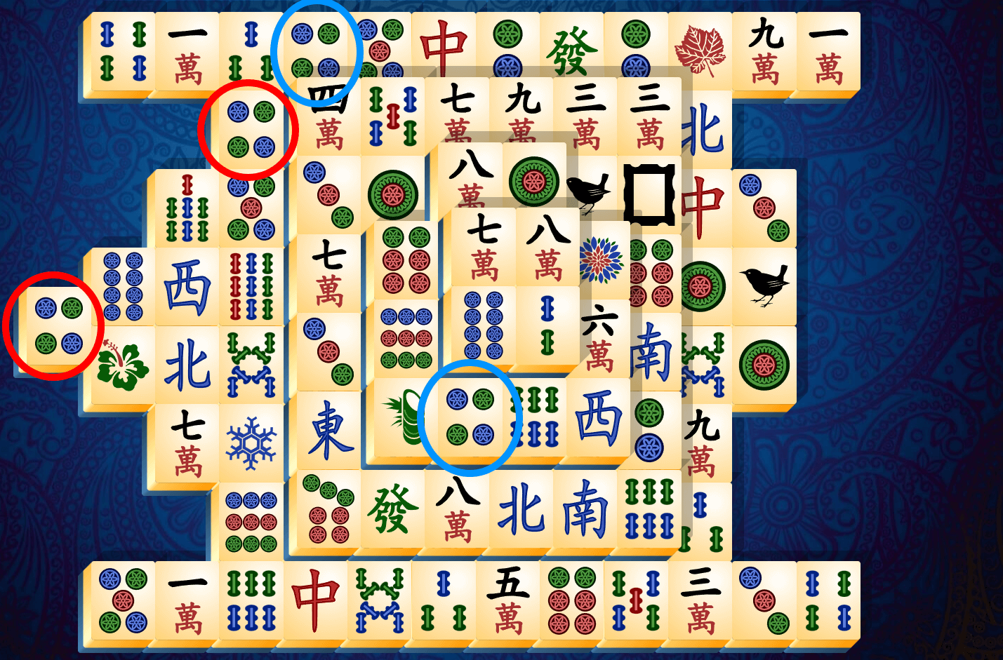 Mahjong Solitaire Tutorial, step 4