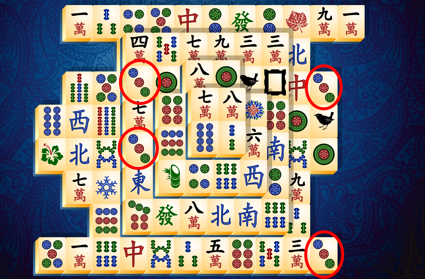 Mahjong Solitaire Tutorial, step 6