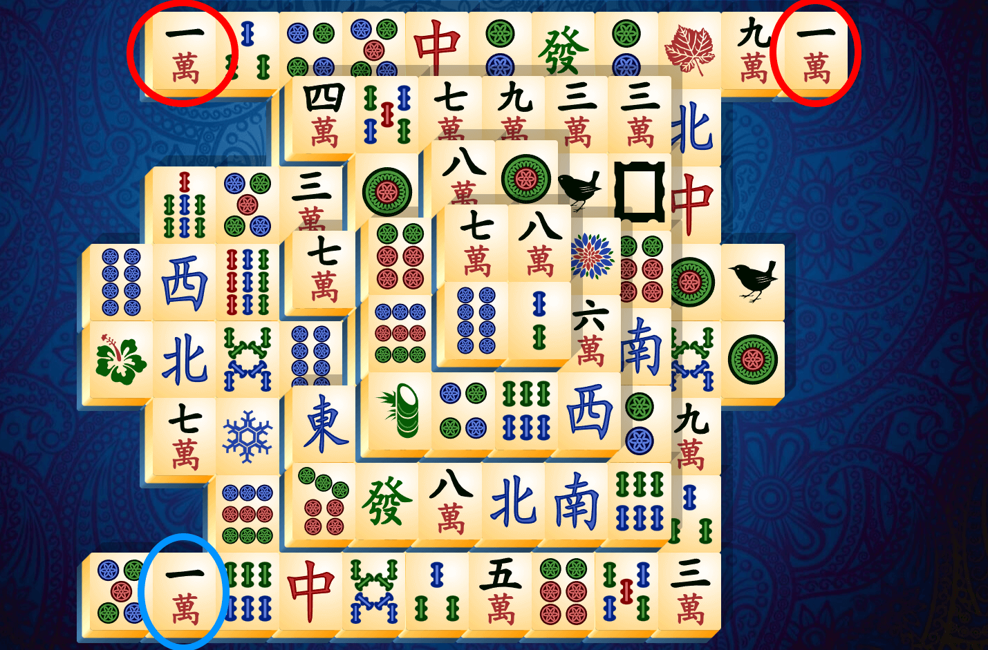 Mahjong Solitaire Tutorial, step 7