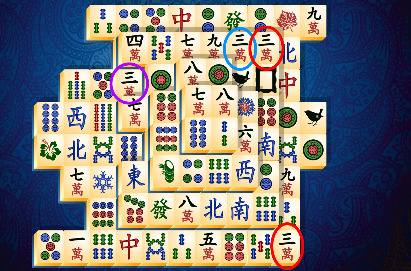 Mahjong Solitaire Tutorial, step 8