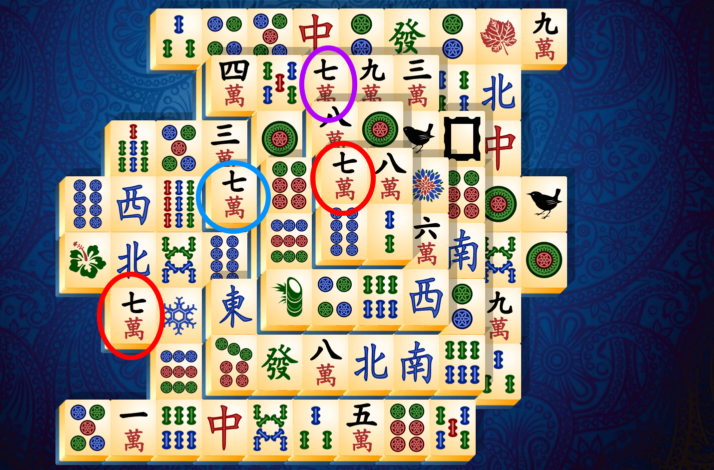 Mahjong Solitaire Tutorial, step 9